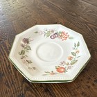 JOHNSON BROS- 8 SIDED TEA CUP & SAUCER- FRUIT- DISH/MICRO SAFE- ENGLAND- MINT! — photo 2