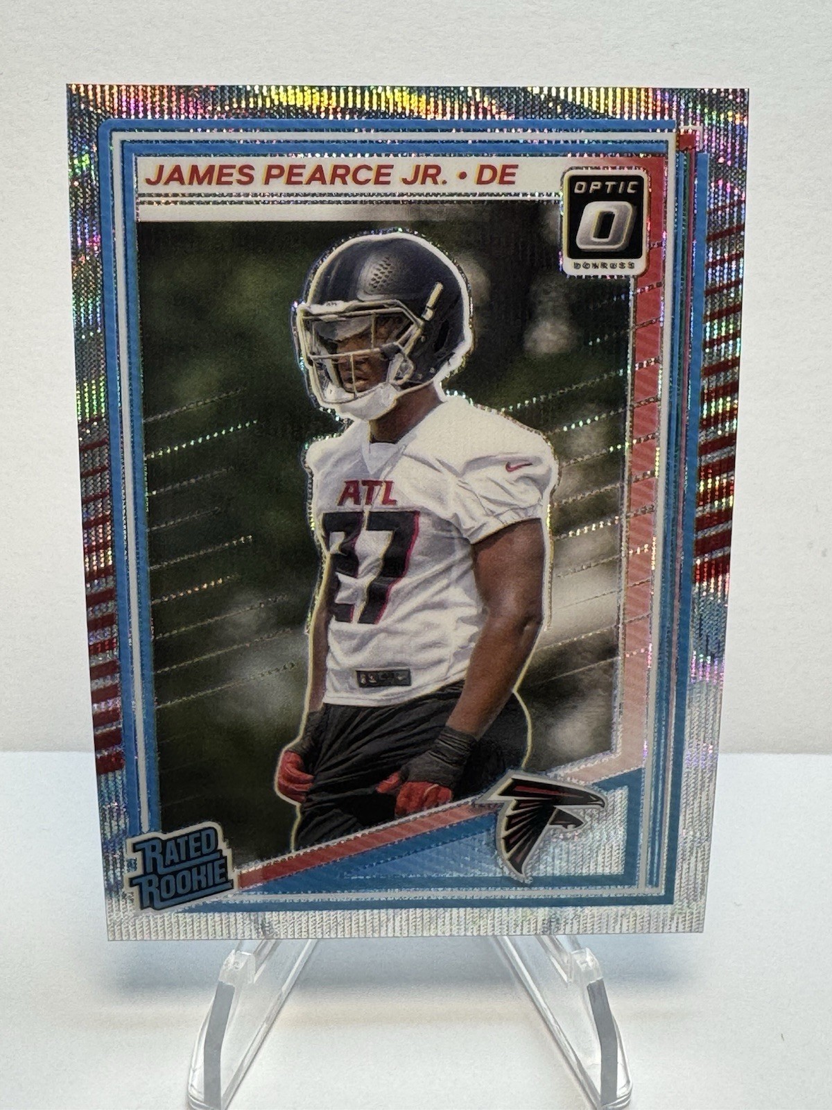 2025 Panini Donruss Optic Premium Box Set JAMES PEARCE JR. #240 RC WAVE /300