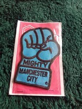Vintage Manchester City FC Coffer Sports Sew On Patch 1970s Original Packaging