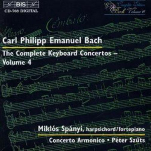 Carl Philipp Emanuel Bach Complete Keyboard Concertos (CD) Album