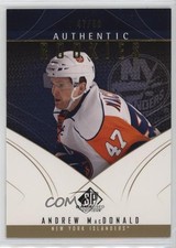 2009 SP Game Used Edition Authentic Rookies Gold 47/50 Andrew MacDonald #186 a2f