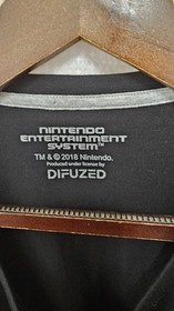NINTENDO DIFUZED RETRO NES CONTROLLER MENS BLACK TSHIRT 3XL CG O02