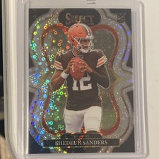 2025 Panini Select Football  Suite DiscoPrizm Rookie Shedeur Sanders #354 Browns