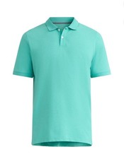 GEORGE Men  s Size 2XL 50-52 Pique Polo Shirt Short Sleeve   Jungle Teal