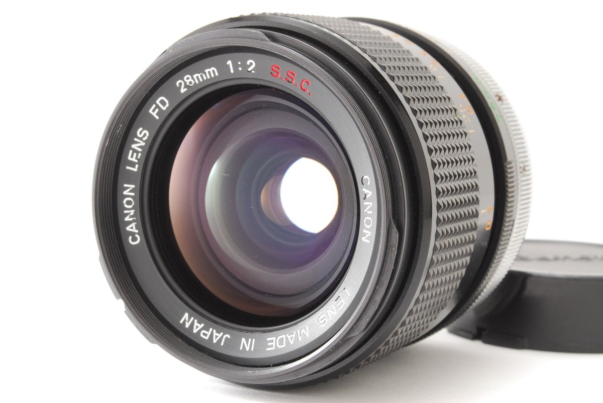 Near MINT] Canon FD 28mm f/2 S.S.C. SSC Wide Angle MF Prime Lens