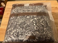 Sakroots Navy Floral Artist Circle Crossbody/Shoulder Bag - New