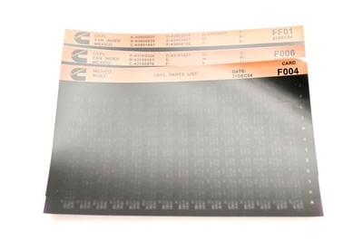 1994 Mexico OEPL Parts List & ESN index Lot Of 3 Microfiche