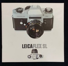 Catalog Leica LEICAFLEX SL 1969 rare original English 23 pages from Japan