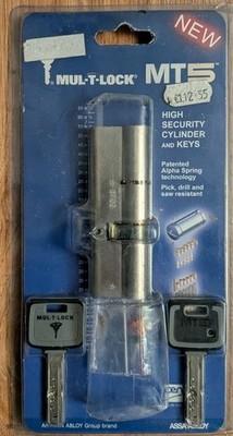 MT5 Mul-T-Schließzylinder Hochsicherheit 90mm 35+50 Europrofil Assa Abloy 