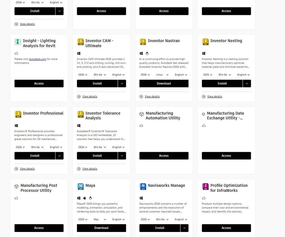 Autodesk 2026/2025/2024/2023 (Alle Apps) , EDU Version , 1/2/3 Jahre - Bild 2 von 4