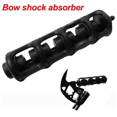 Long Hollow Bow Stabilizer Black  Reduces Vibration & Noise for Hunting & Target