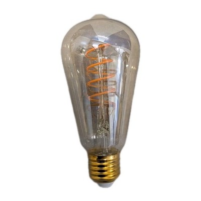 Amazon Basics E27 ST64 LED-Lampe Gold 25W E27 Glühbirne LED Birne