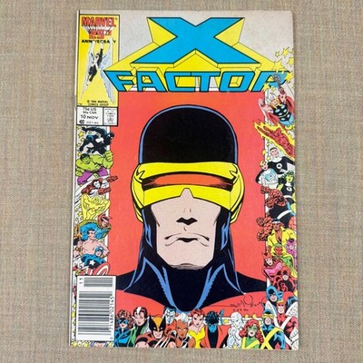 X-Factor #10   Marvel   1986   Marvel 25th Anniversary Border Cover