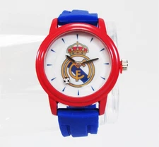 Official Real Madrid FC Soccer Wrist Watch Licensed F.C. Futbol Club Blue/Red