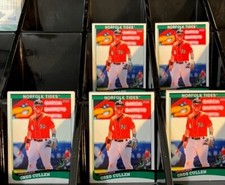 Greg Cullen 2023 Norfolk Tides #33 Choice Baltimore Orioles Rookie (RC)