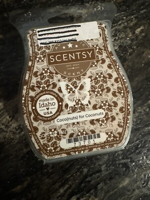 SCENTSY Bar Sold Out Scent Coco (nuts) for Coconuts  Wax Bar New