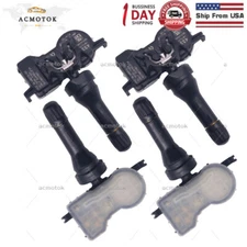 Set (4) Tire Pressure Monitoring System TPMS Sensors 433MHz 68252493AB for Jeep