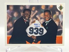 1991 Upper Deck Baseball Card 636 Rickey Henderson & Lou Brock May 1, 1991 Date