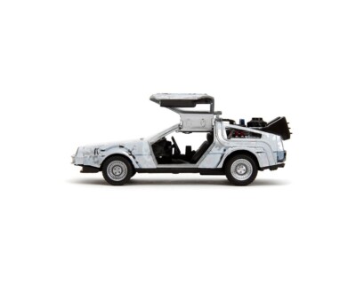 Jada Toys 1/32 Frozen DeLorean - Ritorno Al Futuro 40° Anniversario - Veicolo Da Collezione