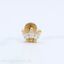 thumbnail 4  - SIMULATED DIAMOND QUEENS CROWN SILVER ROSE YELLOW GOLD TRAGUS LABRET 6MM STUD