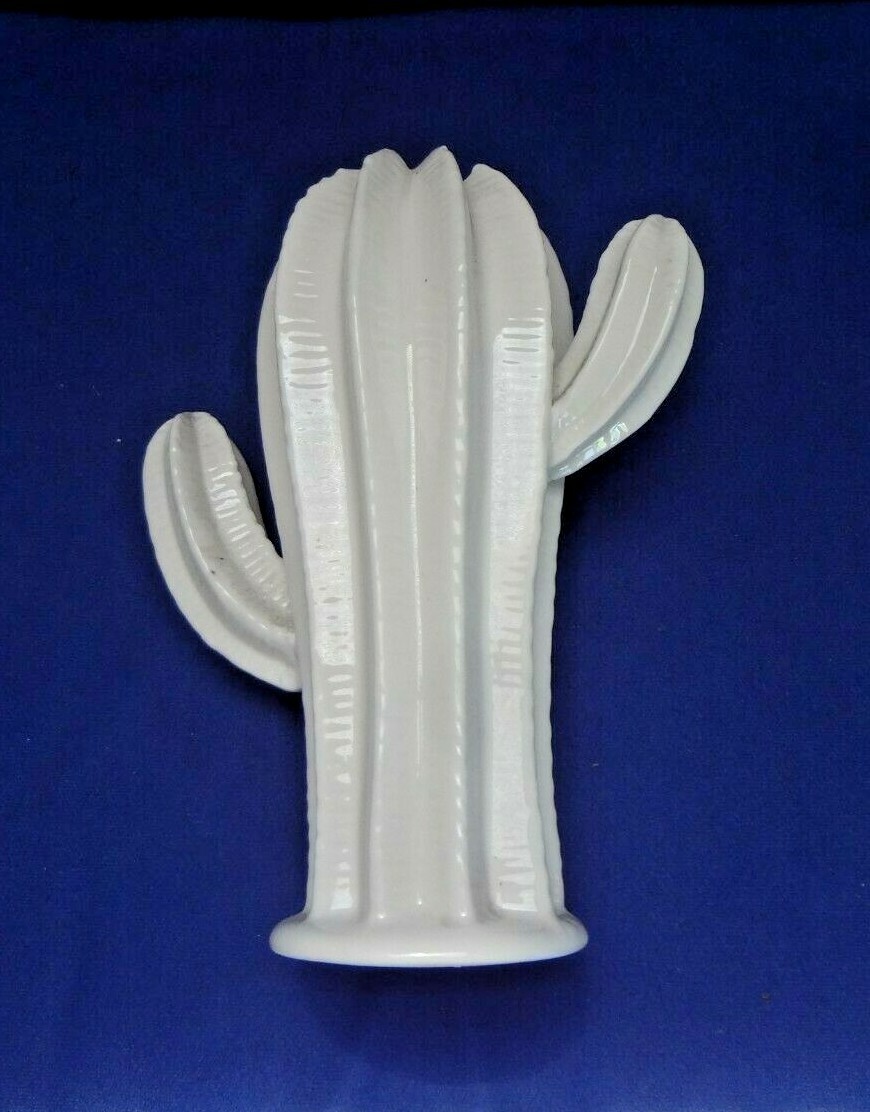 Vase Statue cactus Kaktus porcelain dekoration decoration weiss geschenk  gift | eBay.de