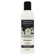 Alberto Balsam Shampoo Coconut & Lychee 350ml 9.29 per litre