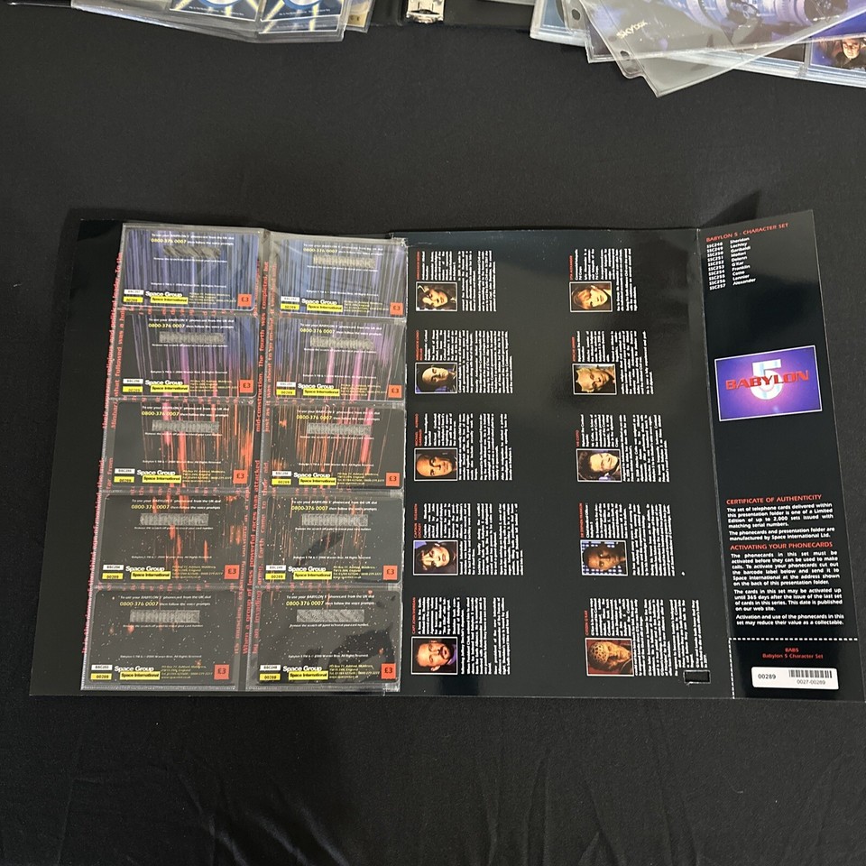 Babylon 5 Profiles Collector Cards with Autograph Cards eBay