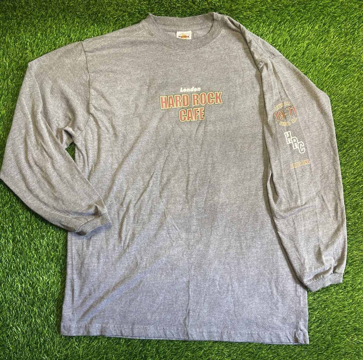 Vintage 90s Hard Rock Cafe London XL Crewneck Long Sleeve