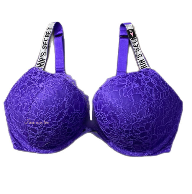 Victorias Secret BOMBSHELL Push Up Bling Adds 2 Cup Sizes Lace Bra