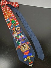 Vintage 1993 Looney Tunes Mania The Looney Tunes Posse tie