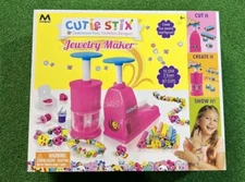 Used Cutie Stix Maya Toys Cut & Create Station Jewelry Making Kit