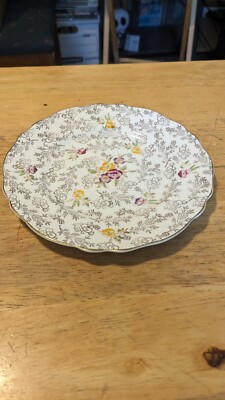 Vintage James Kent Ltd Round Dessert Plate? Pearl Delight 2996 6'' Diameter UK