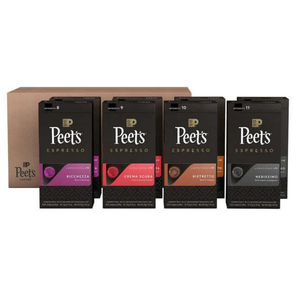 Peet's Coffee Capsules for Espresso 