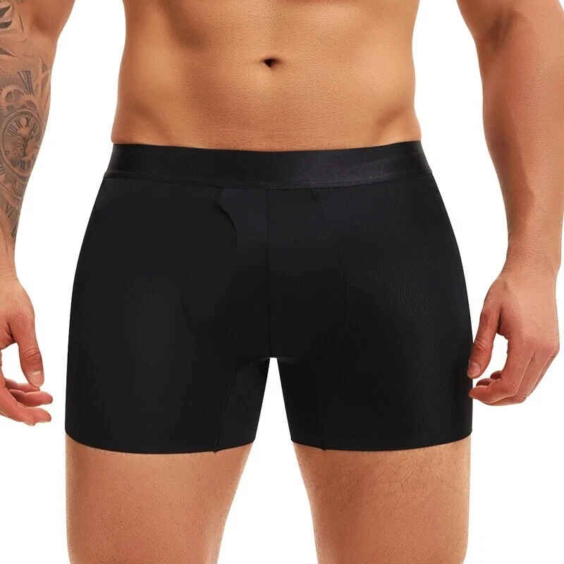 Men's Butt Lifter Padded Underwear Boxer Briefs Hip Enhance Shorts Shapewear New - Image 4 of 4