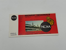 1983 NCAA Tournament Midwest Regional Basketball Ticket Iowa Hawkeyes v Mizzou