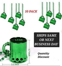 St. Patrick's Day Beer Mug Shot Glass Green Paddy's Pattie Drinking Party Favors