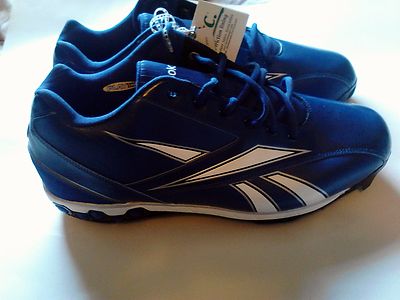 Reebok MLB  Pro Baseball Softball Cleats PlayDry HexRide Blue White Men's Sz 16 
