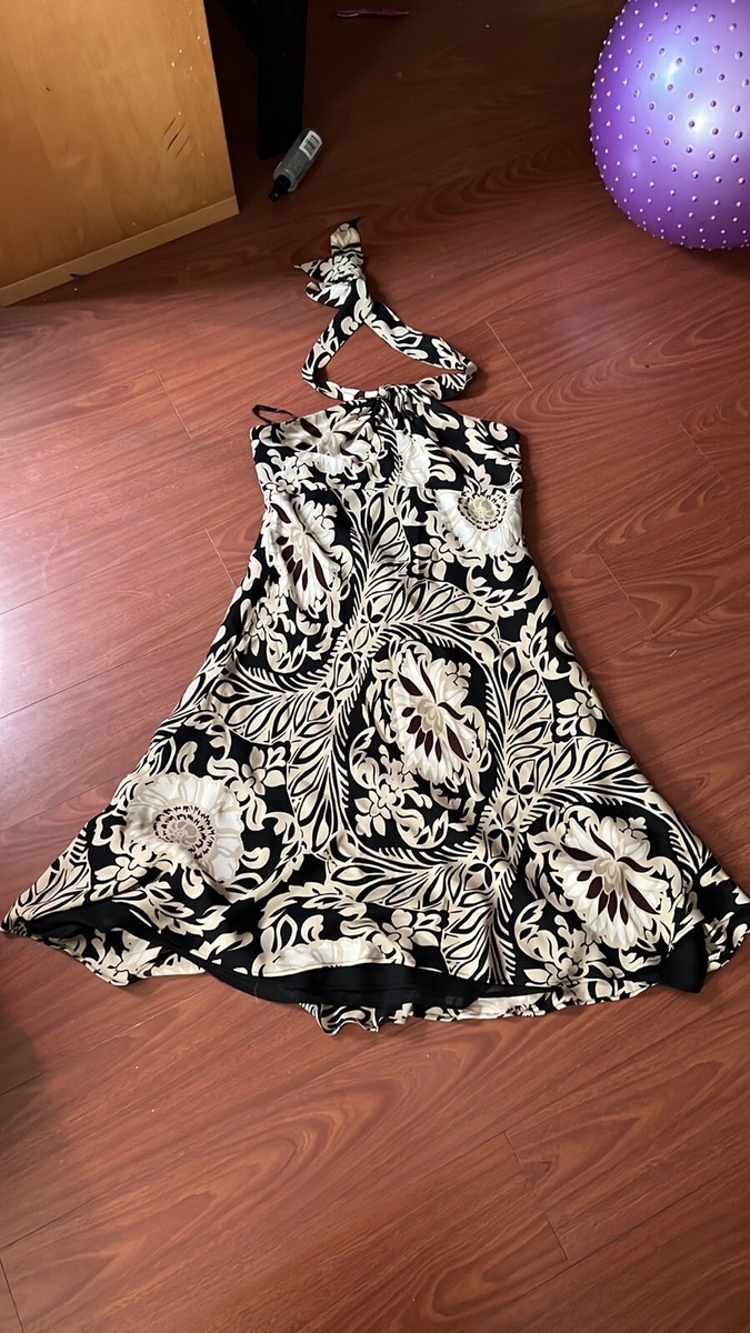 dobby mesh open back halter dress Susana Monaco Halter Low Back Maxi Dress