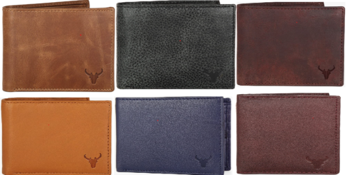 Leather Wallet for Men I Handcrafted I Multiple Credit/Debit Card Slots - Afbeelding 1 van 23