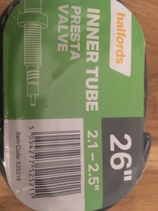 presta valve halfords