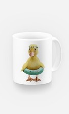 Mug Tasse céramique blanc DUCK BOUEE