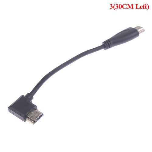 High Speed 4K HDMI 2.0 Cable 90 Degree Angled Extension Cable For PS4 TV} NN - Afbeelding 14 van 17