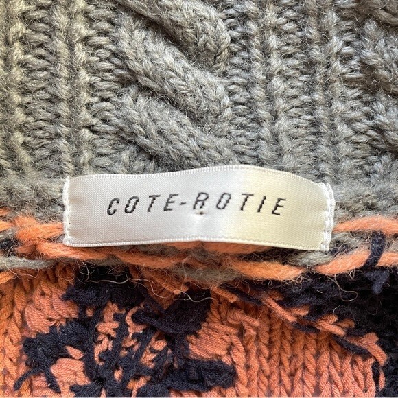 Cote-Rotie Gray Orange Patchwork Patterned Kidcor… - image 7