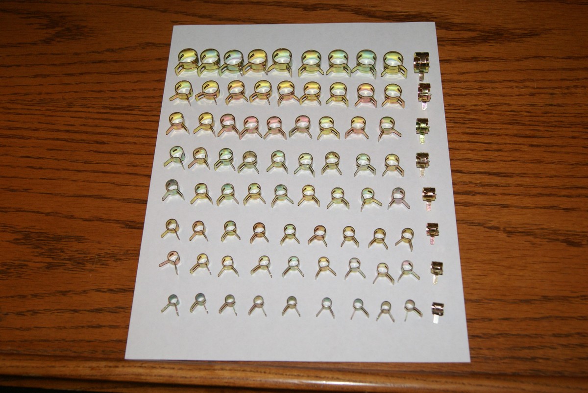 リ FUEL LINE CLAMPS 1/2 3/8 1/4 3/16 5/16 Fuel Filter