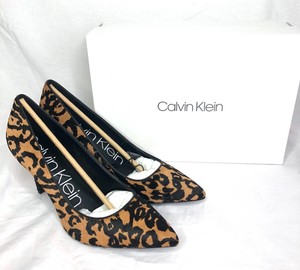 calvin klein leopard pumps