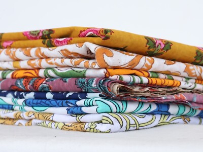 Vintage 100% Cotton Fabric Bundles Fat Quarters Squares Craft Sewing Floral