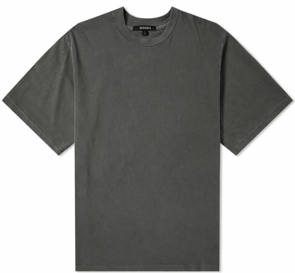 Men's Adidas Yeezy Season 6 Classic Tee Core Sz M YZ6U1055 Men's Adidas Yeezy Season 6 Classic Tee Core Sz M YZ6U1055