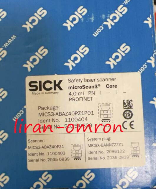 MICS3-ABAZ40PZ1P01 SICK Laser Scanner FedEx or DHL for sale online | eBay