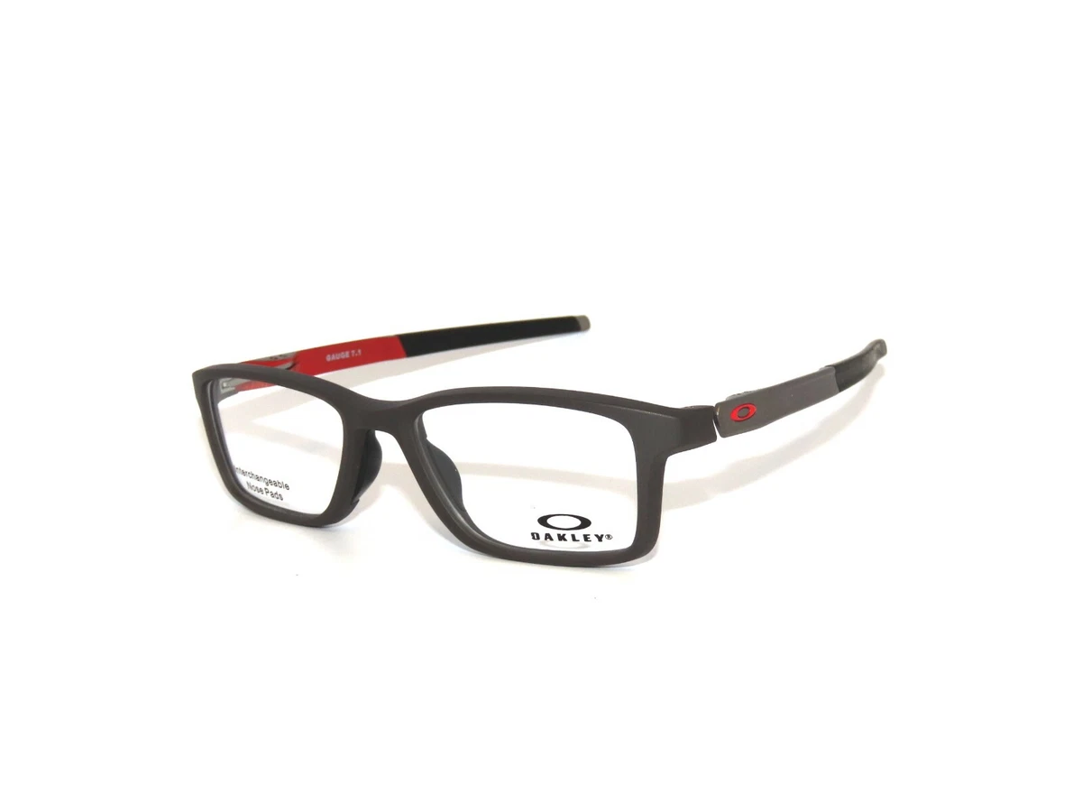 Oakley Gauge 7.1 8112 03 52 Satin Flint Authentic Eyeglasses eBay