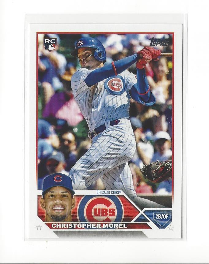 2023 Topps #308 Christopher Morel RC Rookie Cubs